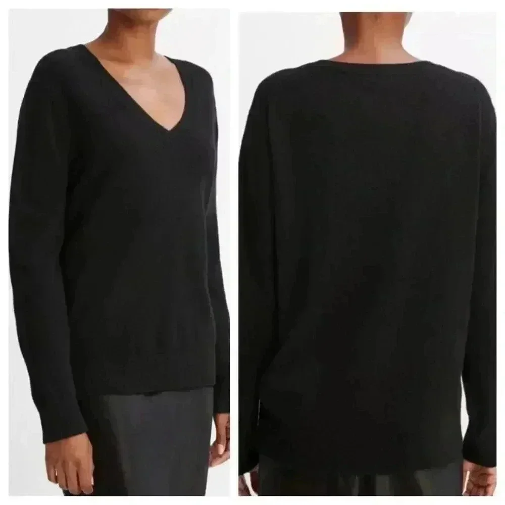NWT Vince 100% Cashmere Weekend V-Neck Sweater size XL - Picture 1 of 11